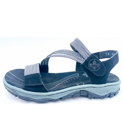 Rieker fsk damen sandalen Sandale in schwarz