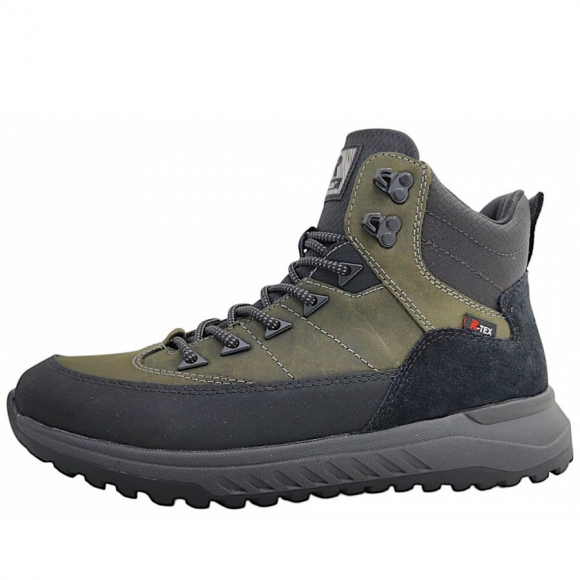Rieker Schnürstiefel in 54 black/moor