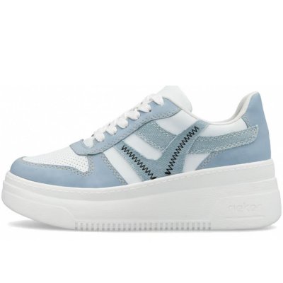 Rieker Schnürschuh in blau
