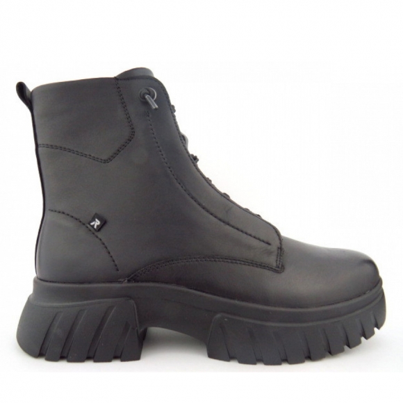 Rieker Stiefelette in schwarz/schwarz