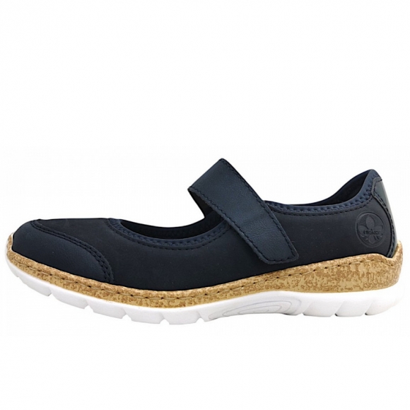Rieker Ballerina in blau 14