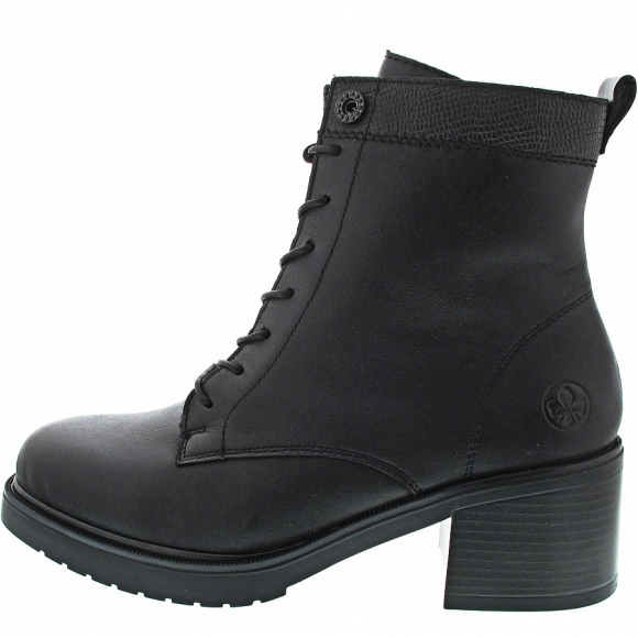 Rieker Schnürstiefel in schwarz