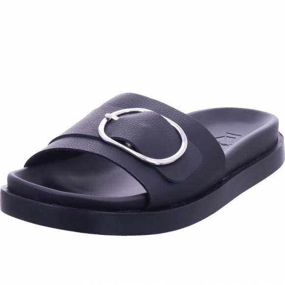 Rieker Pantolette in schwarz
