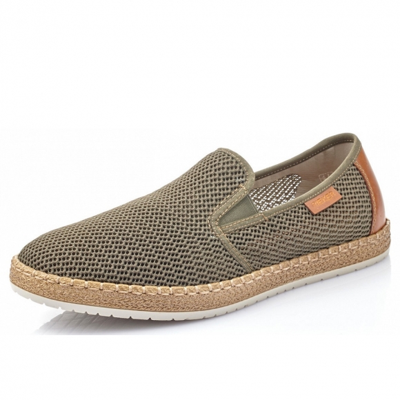 Rieker Slipper in vert amaretto