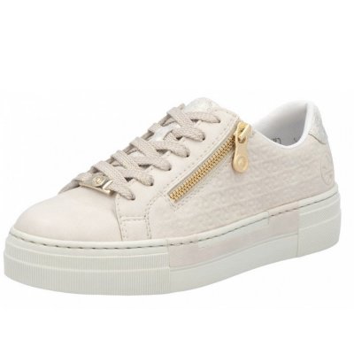 Rieker Sneaker in ivory beige gold