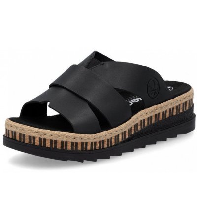 Rieker Pantolette in schwarz