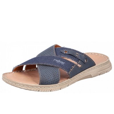 Rieker Pantolette in blau Rieker Pantolette in blau