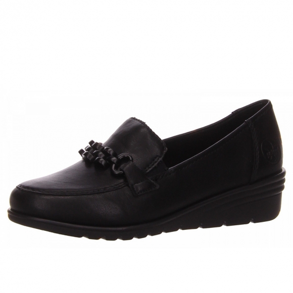 Rieker Slipper in schwarz