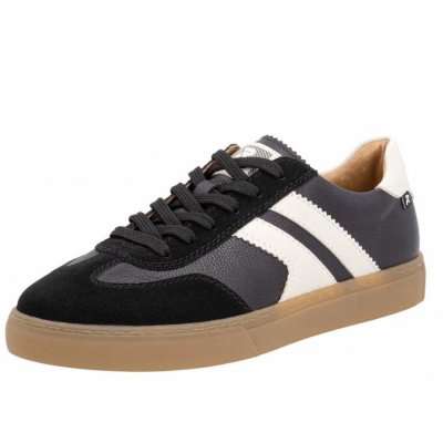 Rieker Evolution sportlicher Schnürer in schwarz-white