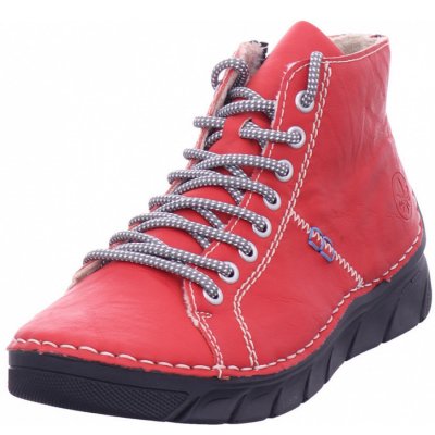 Rieker Schnürschuh in rot