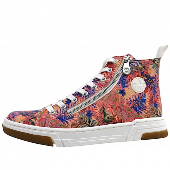 Rieker Morelia Stiefelette in rosa-jungle