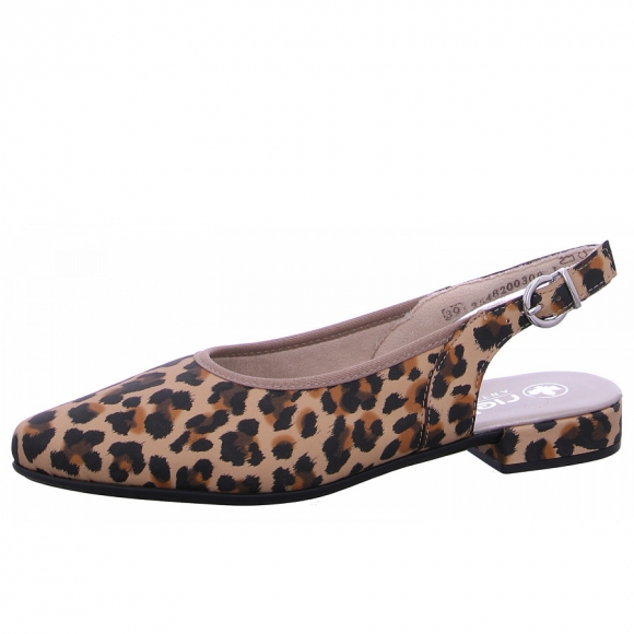 Rieker Sling Sandalette in 90 leo beige
