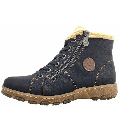 Rieker Schnürstiefel in schwarz 00