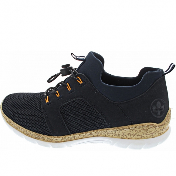 Rieker sportlicher Schnürer in pazifik/pazifik/navy