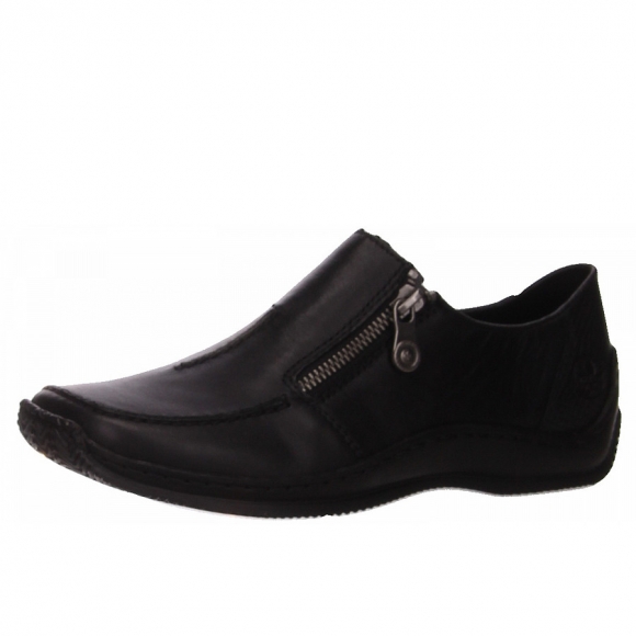 Rieker Slipper in schwarz