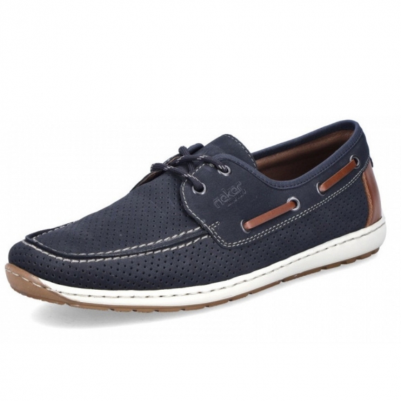 Rieker sportlicher Schnürer in navy kombi