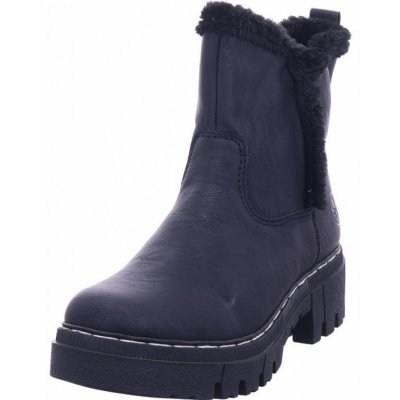 Rieker hwk damen stiefel in schwarz