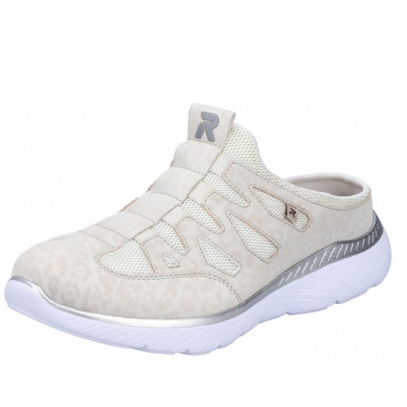 Rieker Clogs in beige white