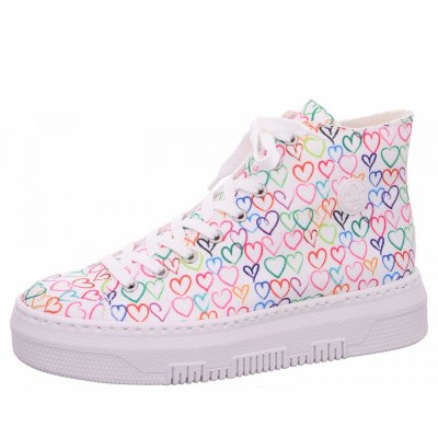 Rieker Sneaker high in 90 weiß multi