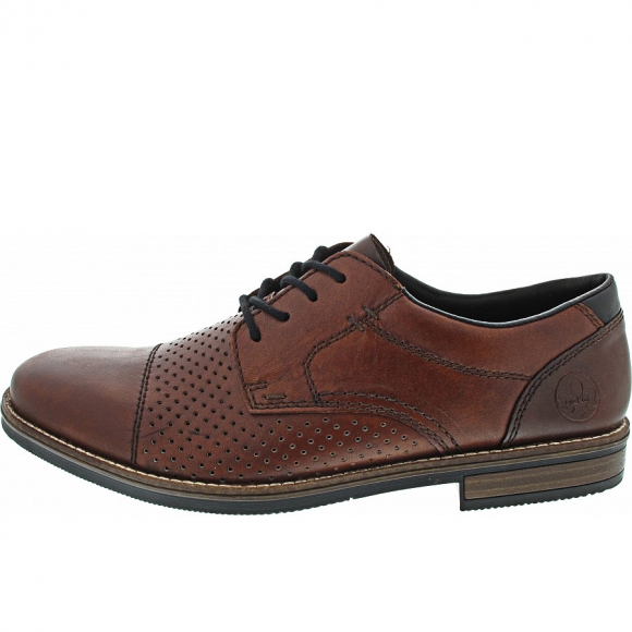 Rieker Businessschuh in amaretto-schwarz