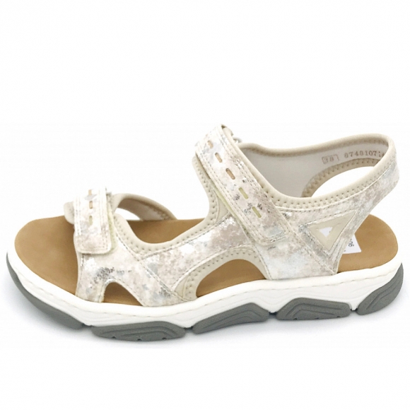 Rieker fsk damen sandalen Sandalette in multicolor