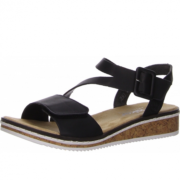 Rieker Sandalette in schwarz