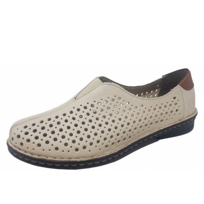 Rieker Slipper in crema