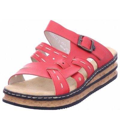 Rieker Pantolette in rot
