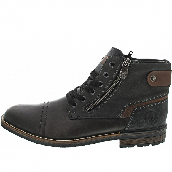 Rieker Schnürstiefel in blei-anthrazit-graphit-mo