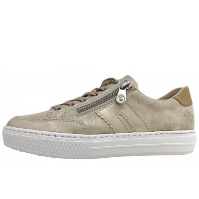 Rieker Schnürer in beige 62