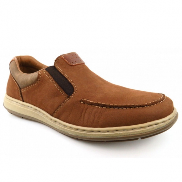 Rieker Slipper sattel kombi. Slipper in sattel/kastanie/reh