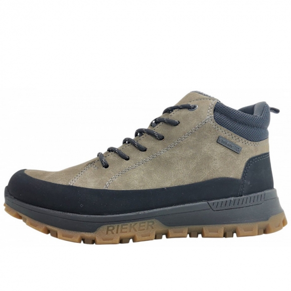 Rieker Schnürstiefel in braun kombi 25