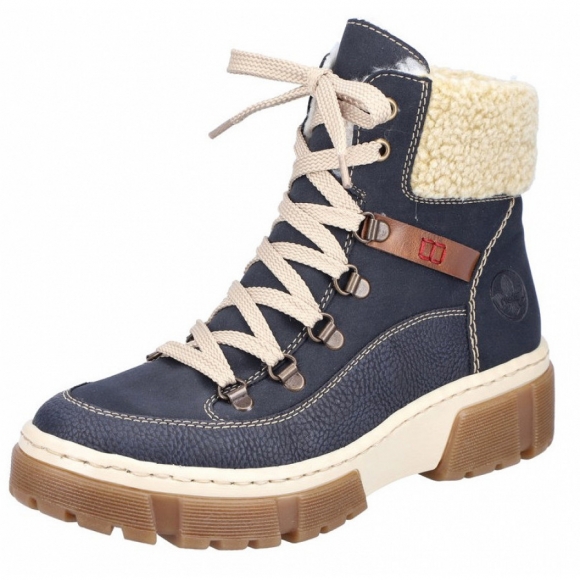 Rieker Schnürstiefel in pazifik blau