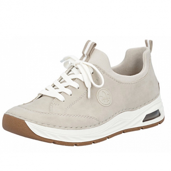 Rieker sportlicher Schnürer in beige