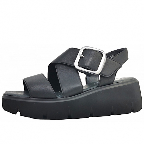 Rieker Lugano Sandale in 00 schwarz