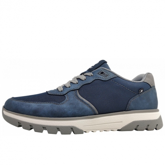 Rieker sportlicher Schnürer in denim/atlantis/cenere