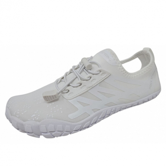 Rock Spring Barfußschuh sportlicher Schnürer in allwhite