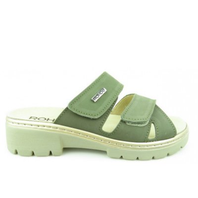 Rohde Nubuk olive Pantolette in OLIVE Rohde Nubuk olive Pantolette in OLIVE