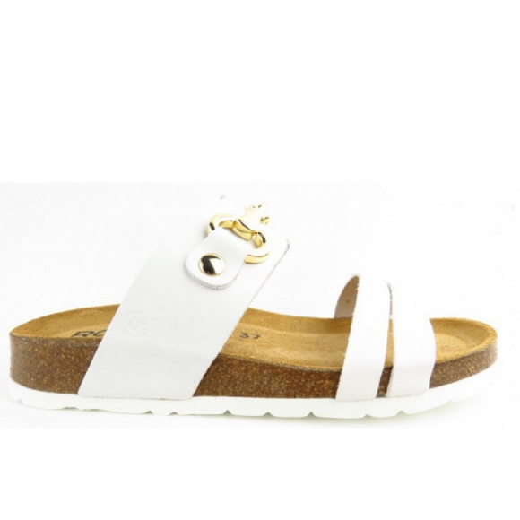 Rohde Leder weiss Pantolette in WEISS