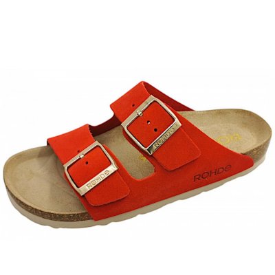 Rohde Alba Pantolette in Rot 40 Rohde Alba Pantolette in Rot 40