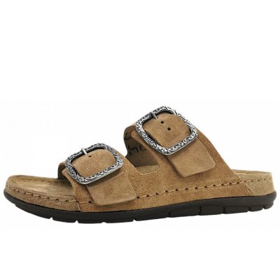 Rohde RODIGO-D Pantolette in Camel 75