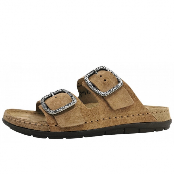 Rohde RODIGO-D Pantolette in Camel 75