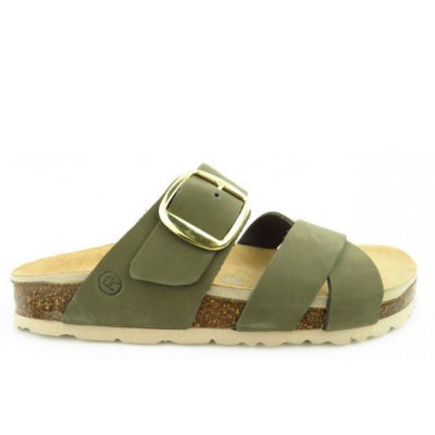 Rohde Nubuk oliv Pantolette in oliv Rohde Nubuk oliv Pantolette in oliv