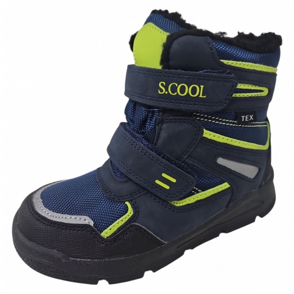 S.Cool Klettstiefel in navy WF