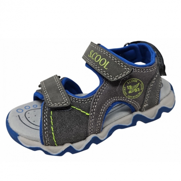S.Cool Sandale in grau blau