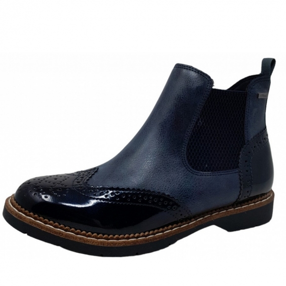 s.Oliver Chelsea Boot in navy combi