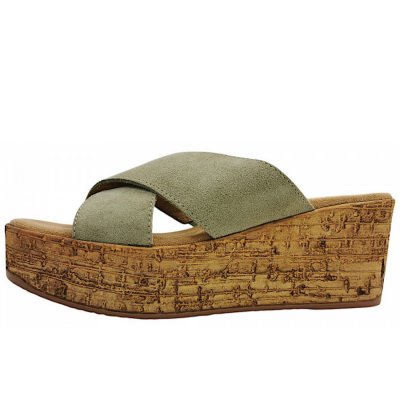 s.Oliver Pantolette in pistachio 728 s.Oliver Pantolette in pistachio 728