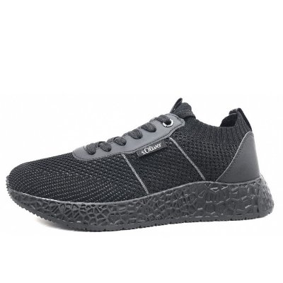 s.Oliver sportlicher Schnürer in 098 black comb