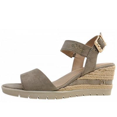 s.Oliver Sandalette in LIGHT TAUPE 345 s.Oliver Sandalette in LIGHT TAUPE 345