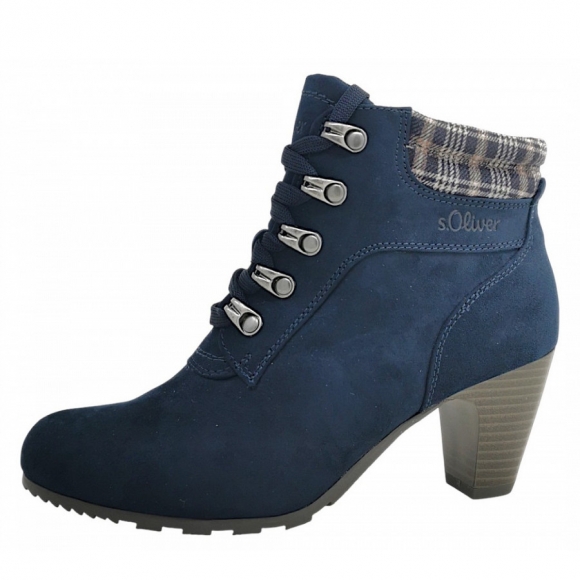 s.Oliver Schnürstiefelette in navy 805